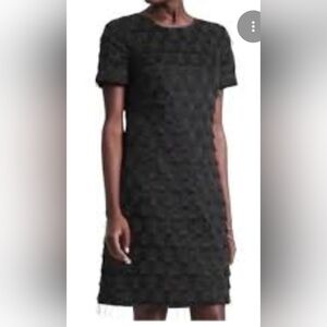 Banana Republic Cocktail Eyelash Dot Dress. Black Sz. 14 Trending.